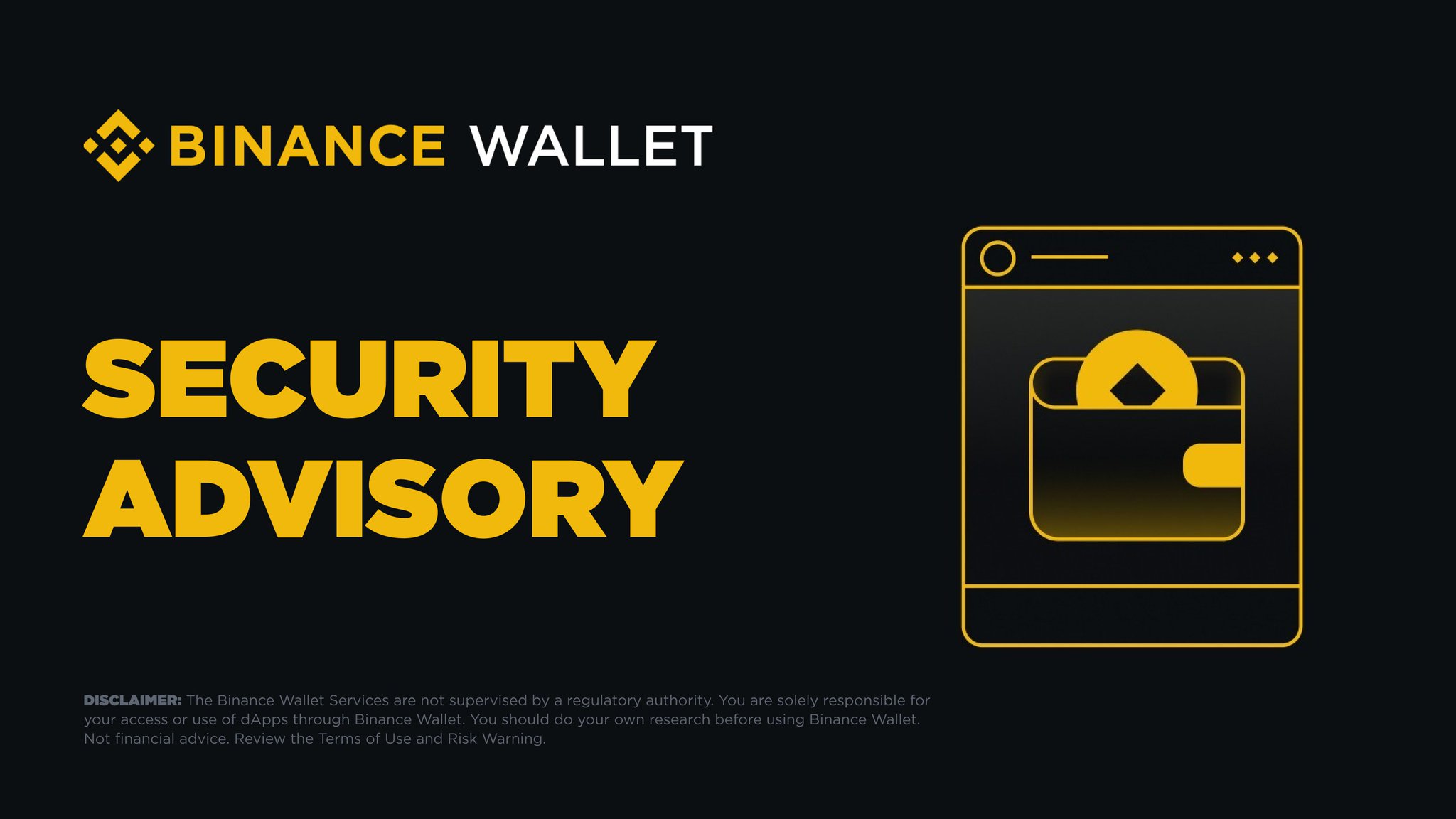 Binance Wallet Security Advisory
